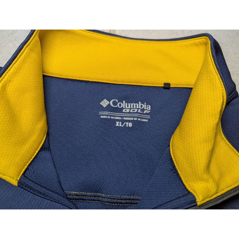Columbia Golf Men's XL NAU Lumberjacks OmniWick 1/4 Zip Pullover Long Sleeve - Picture 5 of 8